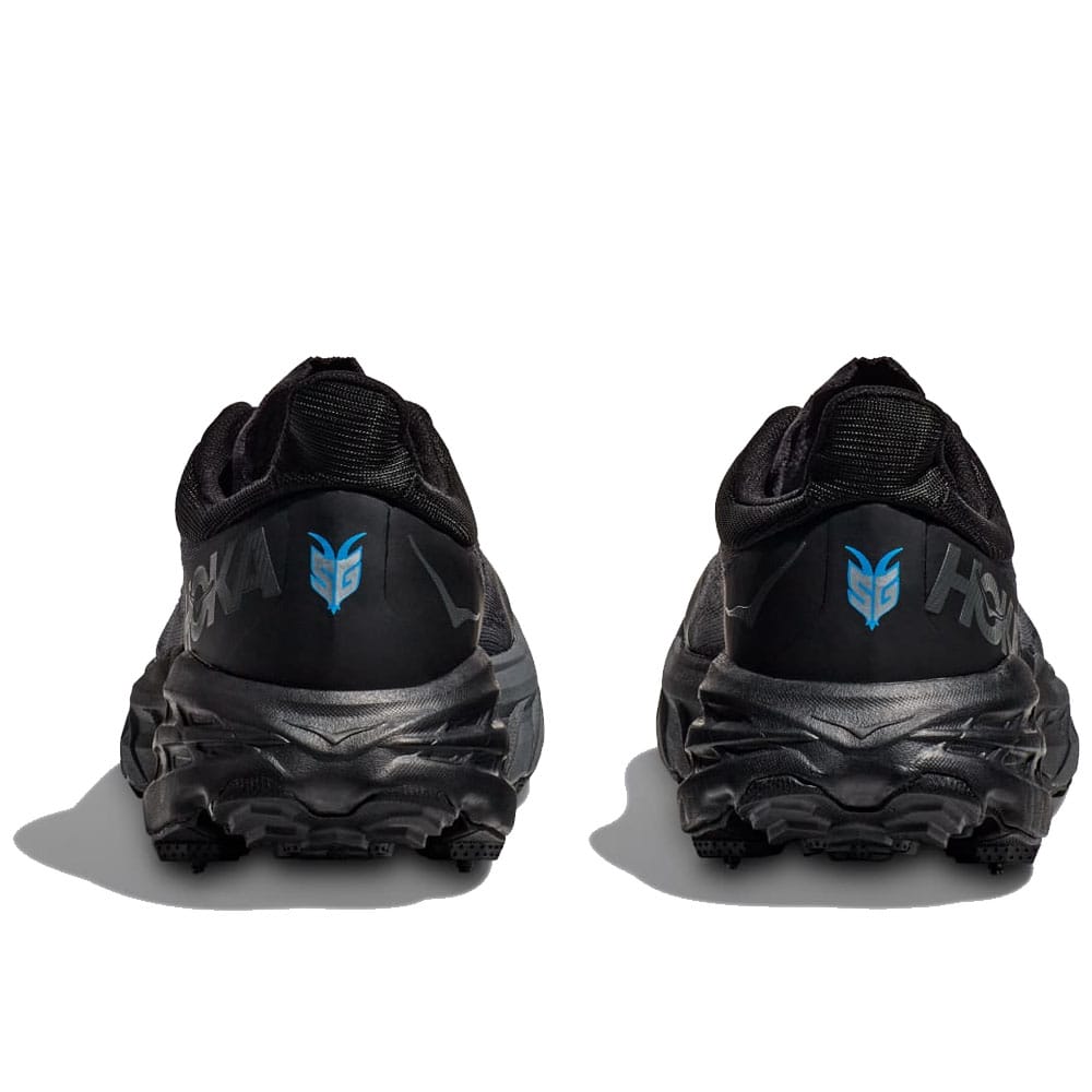Rückseite der Ferse der HOKA Speed Goat 5 GTX Spike Trekkingschuhe (Herren)