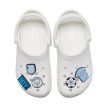 Crocs Manchester City Jibbitz™ 5er-Pack, angebracht an Crocs