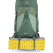 Meget let Osprey Aura AG LT 50L vandrerygsæk (dame) med et liggeunderlag