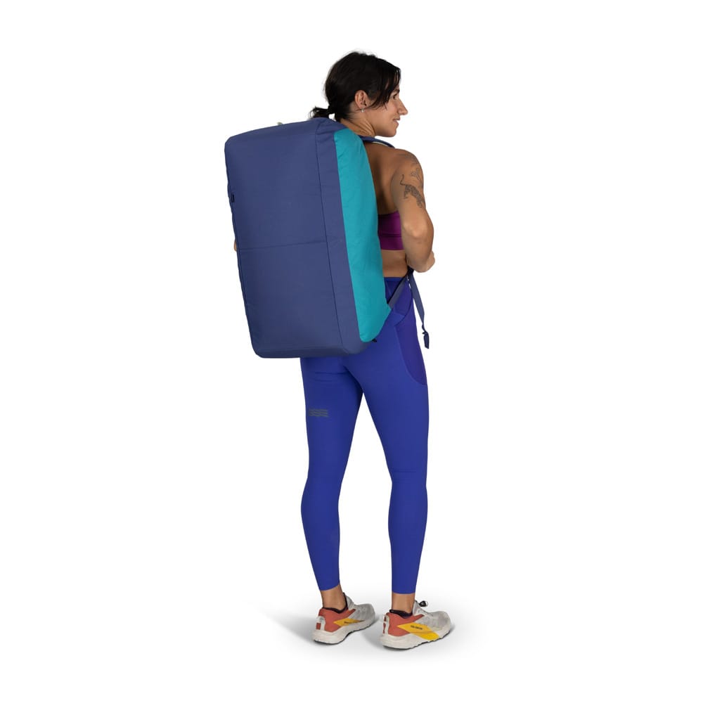 Osprey Daylite Duffel 60 L taske (unisex) som en rygsæk på dame