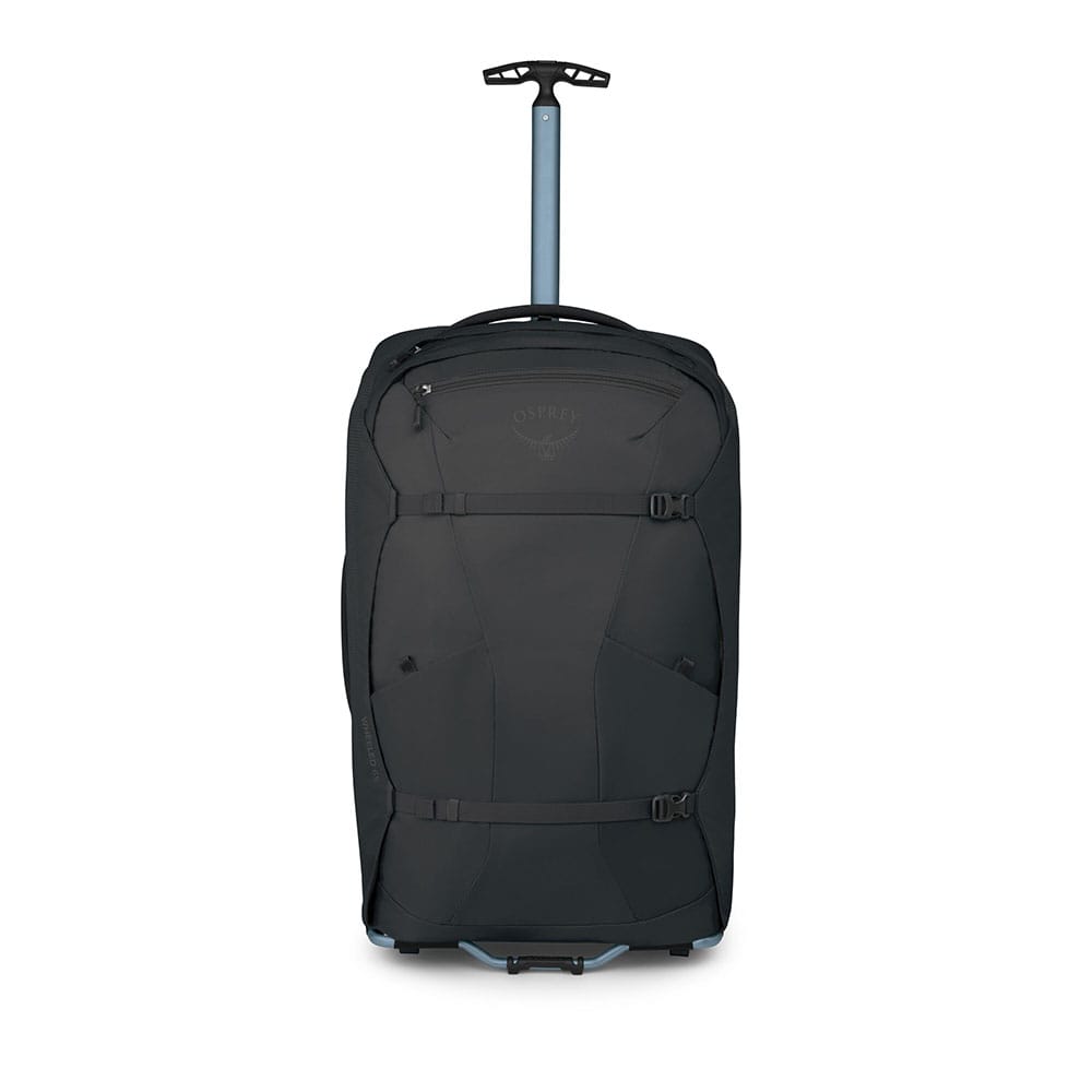 Osprey farpoint fairview hjulkuffert 65L sort forfra