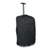 Osprey farpoint fairview hjulkuffert 65L sort forfra fra siden