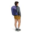 Osprey hikelite 22 botswana purple på model