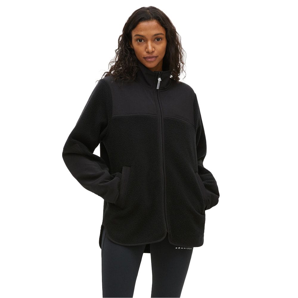 Röhnisch Phoebe Pile Jacket fleecejakke (dame) på model forfra
