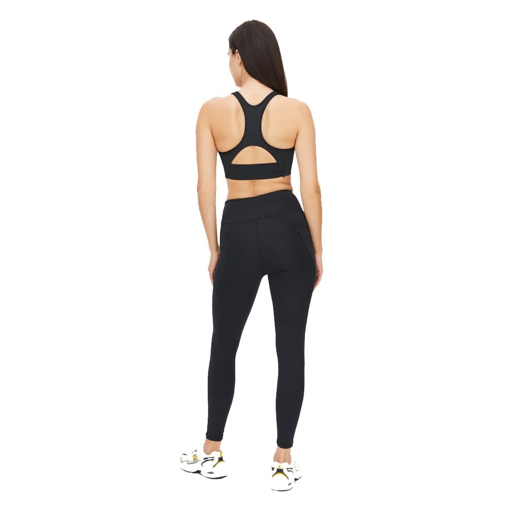 Röhnisch Flattering High Waist Tights, Black på en model bagfra