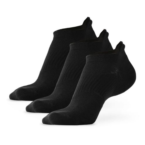 Løbestrømper 3-pak (unisex) i sort