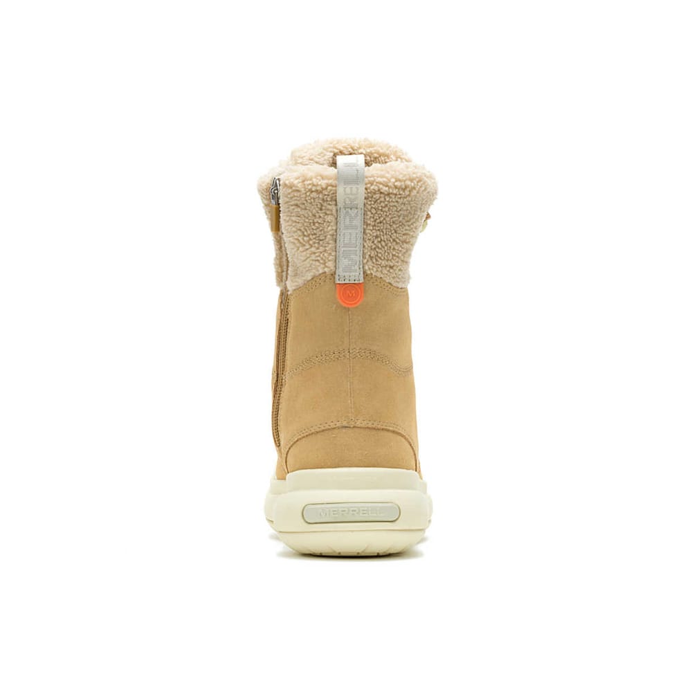 Bagside hæl af Merrell Marquette Thermo Tall Zip WP vinterstøvler (dame)