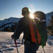 Soelden Pro E2 Airbag Pack 32 lavinerygsæk (herre) på en mandlig model