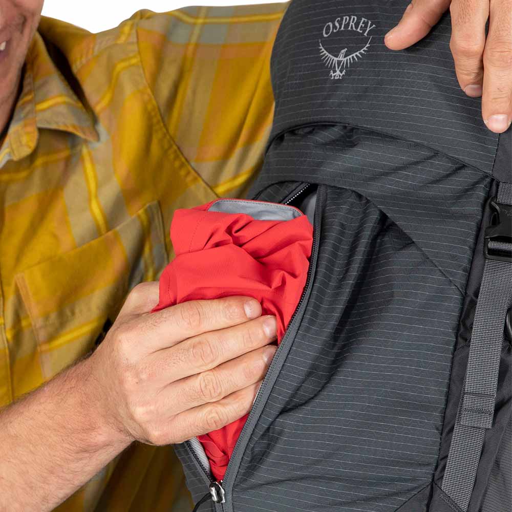 Ydre rum på Osprey Stratos 44L vandrerygsæk (herre)