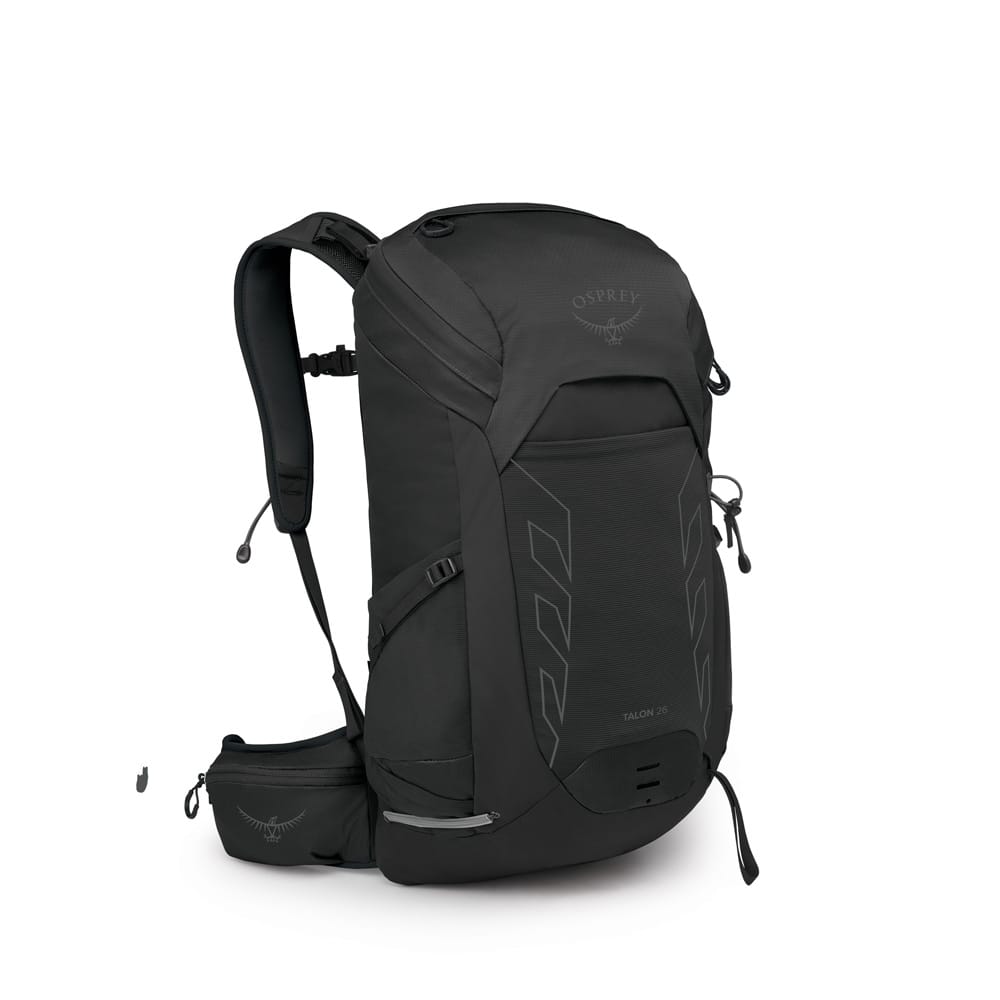 en sort Osprey Talon 26 L dagtursrygsæk (herre)