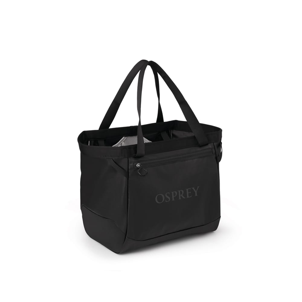Bagside af en smidig Osprey Transporter Gear Tote 28L taske (unisex)
