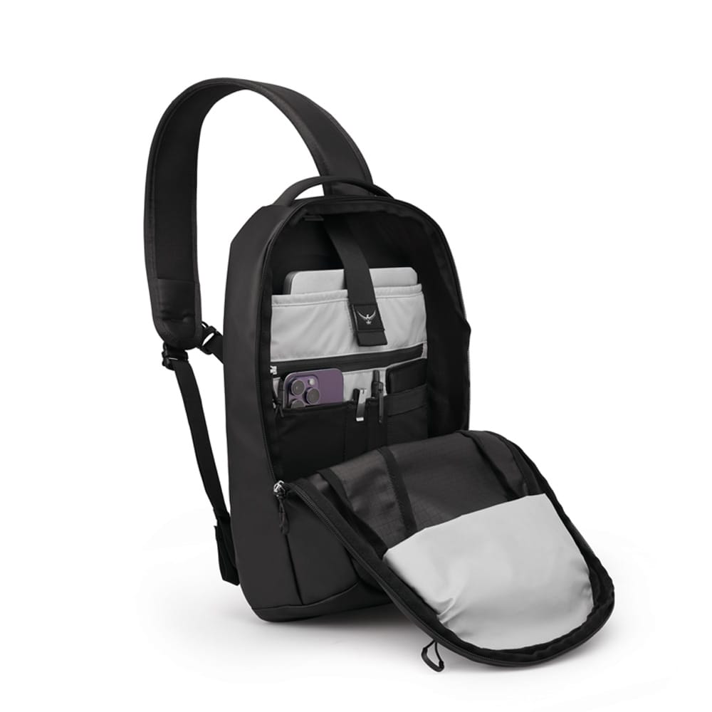 Osprey Transporter Sling skuldertaske (unisex) med mange opbevaringsmuligheder