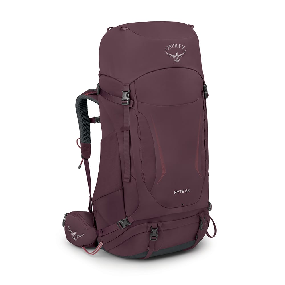 Kyte 68 i lila fra Osprey med god opbevaring og 68 liter.