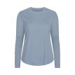 Röhnisch Team Logo Long Sleeve trænings-T-shirt (dame) - i farven flint stone