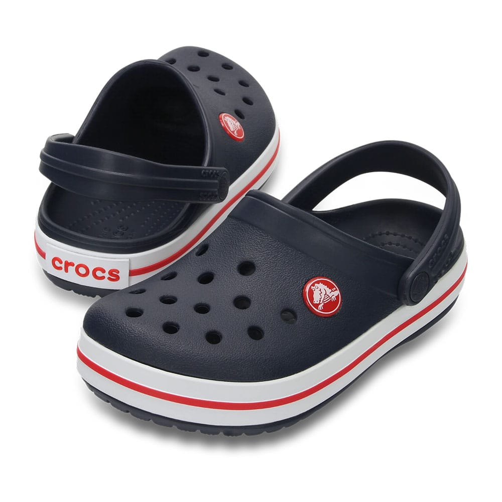 Vinkler forfra og bagfra på Crocs Toddler Crocband Clog (børn).