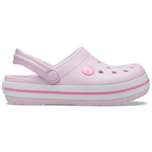 Pink Crocs Toddler Crocband Clog (børn) i profil.