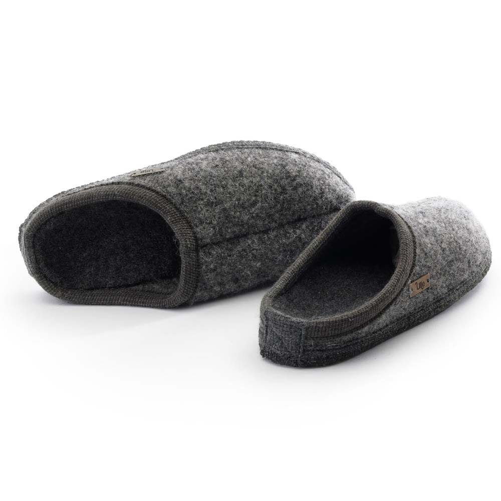 Klassiske hjemmesko fra Ulle Original i farven Grey Melange