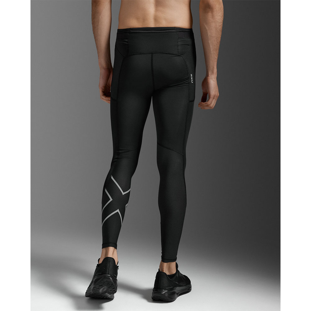 2XU Aero Mesh Compression Tights (herre) sort