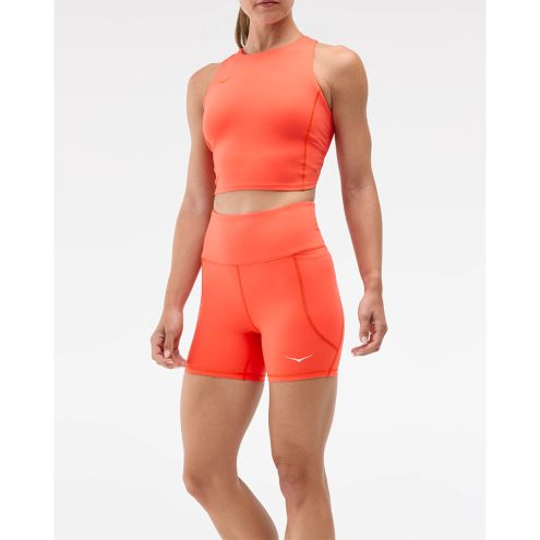 HOKA Elaro 5" Bike Short (dame) i bell pepper