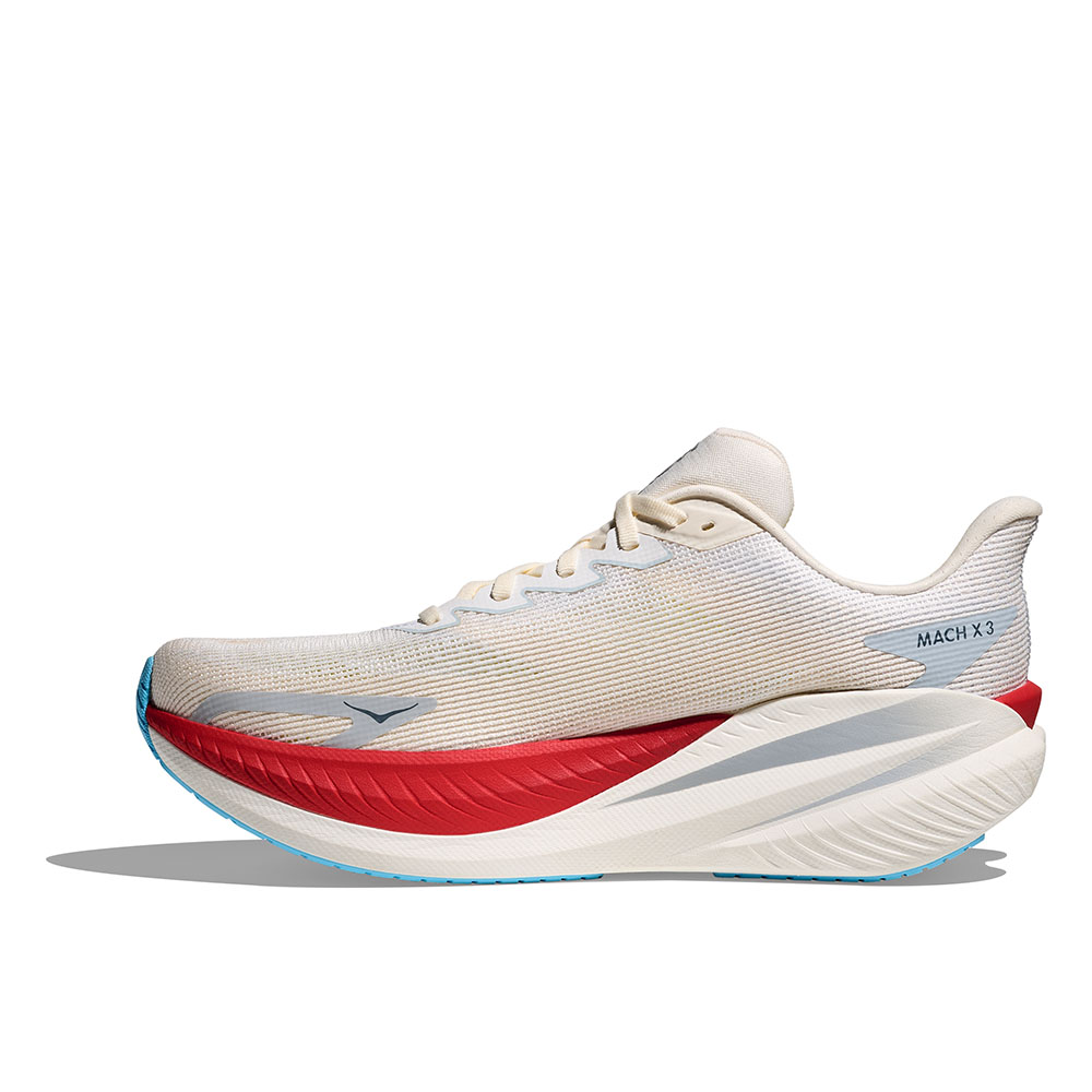 Hoka Mach X 3 løbesko (herre) i white/alabaster