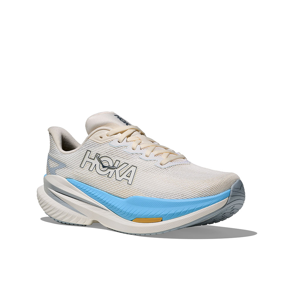 Hoka Mach X 3 løbesko (dame) i white / alabaster