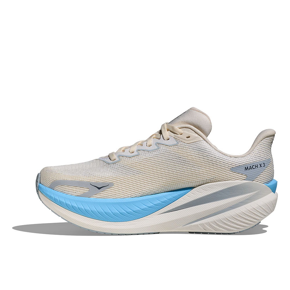 Hoka Mach X 3 løbesko (dame) i white / alabaster
