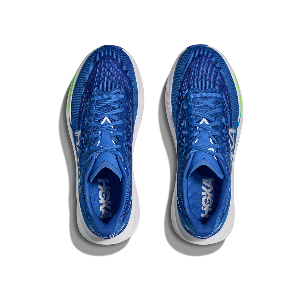 Hoka Mach 7 løbesko (herre) i cobalt blue/neon green