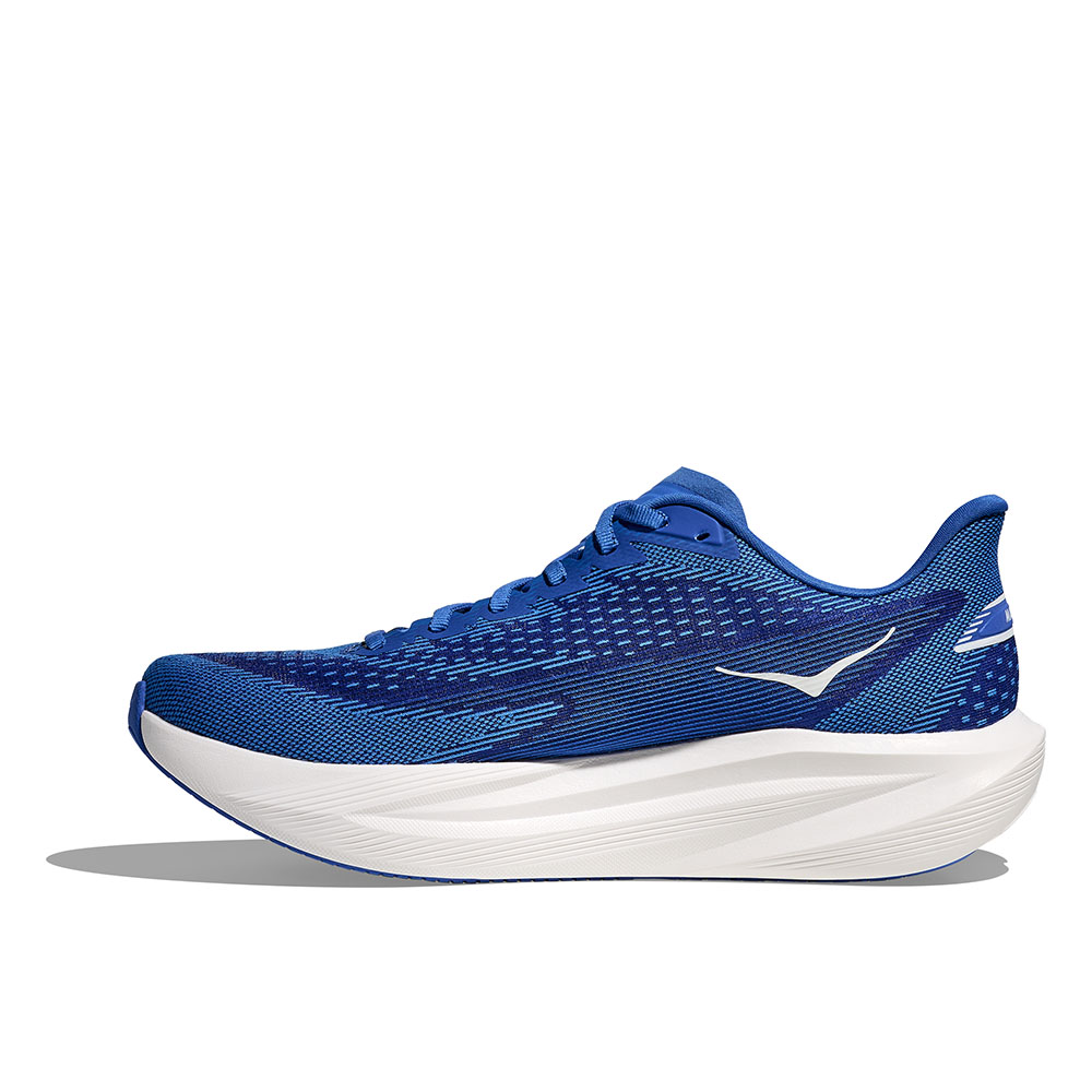Hoka Mach 7 løbesko (herre) i cobalt blue/neon green