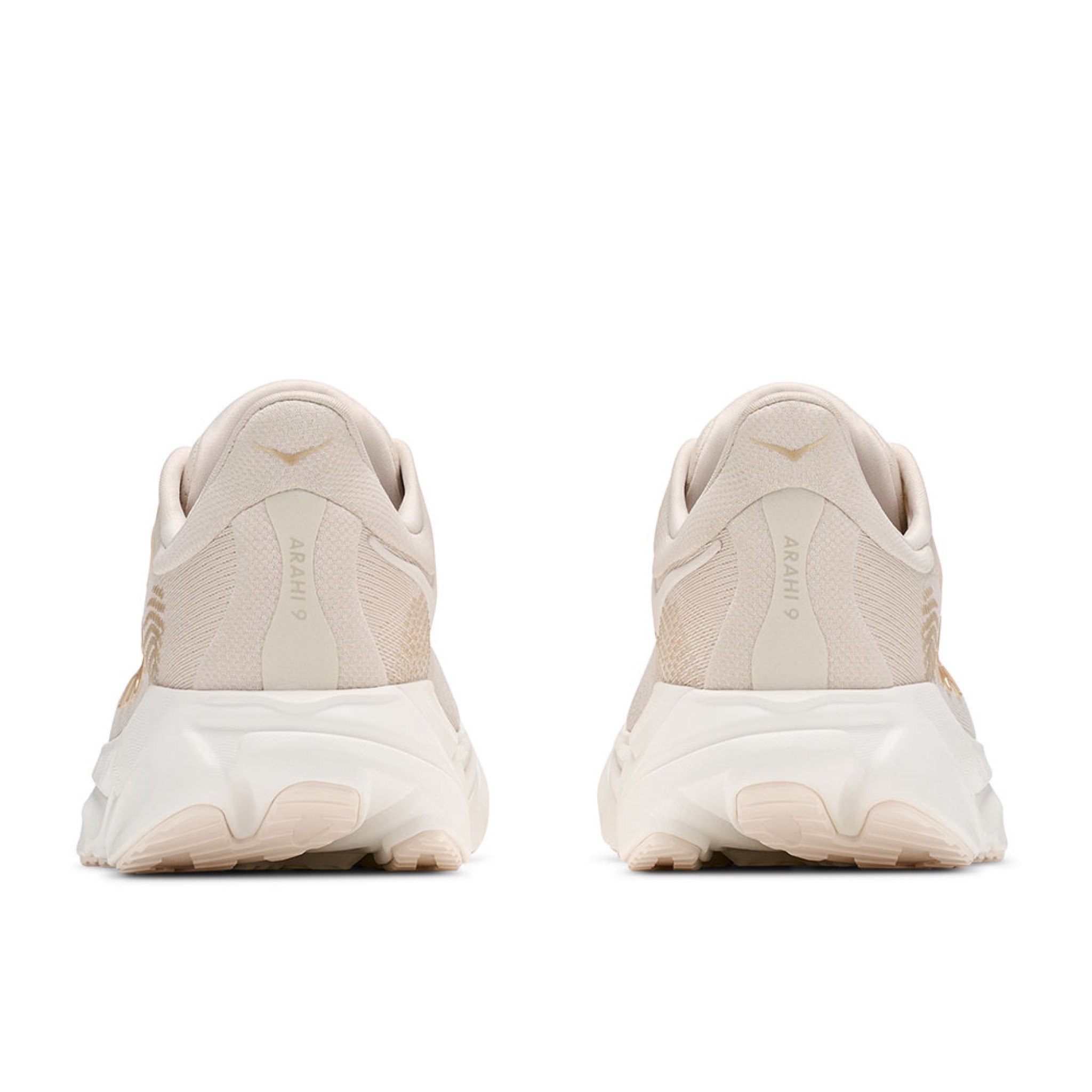 Hoka Arahi 9 løbesko (dame) i alabaster / oat milk