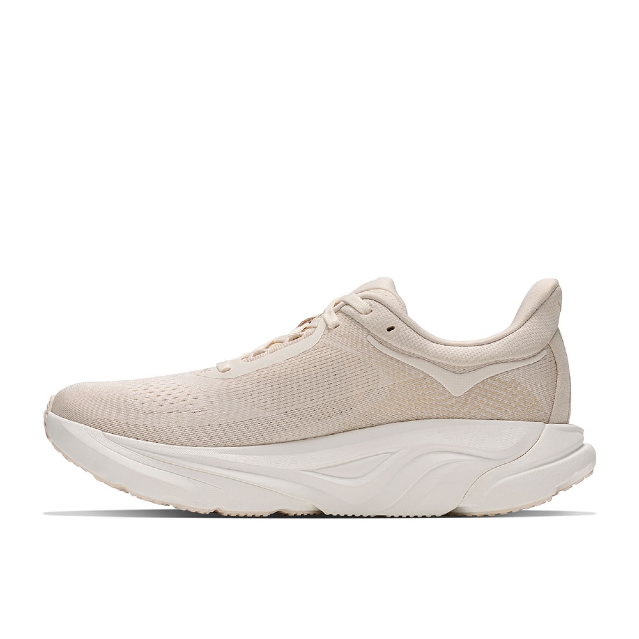 Hoka Arahi 9 løbesko (dame) i alabaster / oat milk