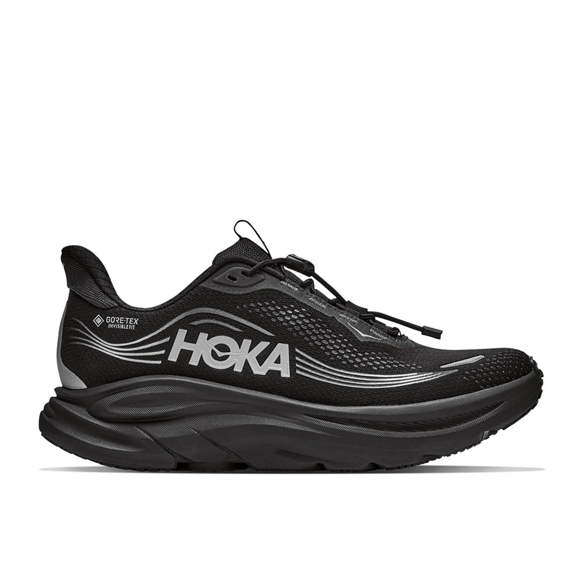 Hoka Clifton 11 GTX løbesko (herre) i black/black