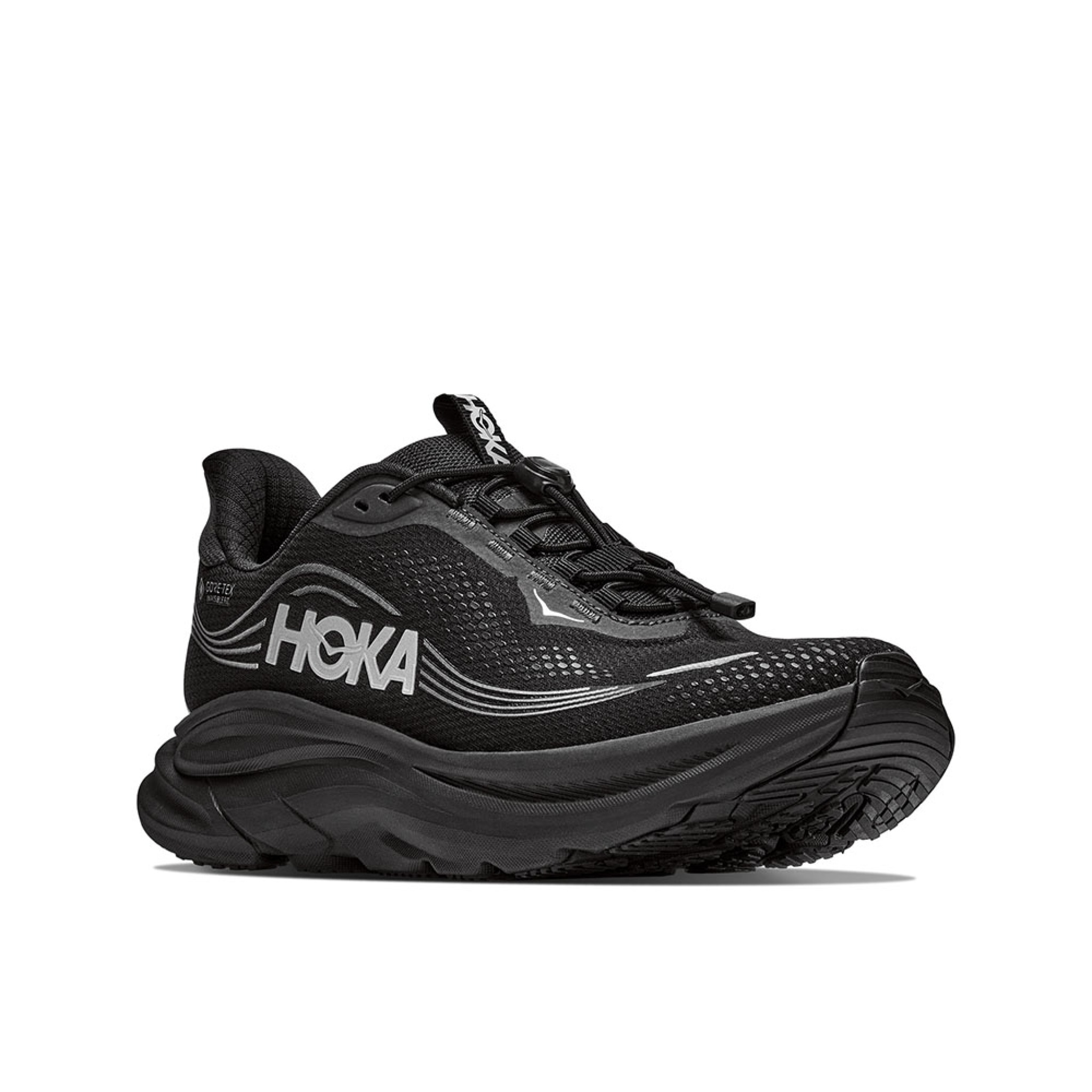 Hoka Clifton 11 GTX løbesko (dame) i black/black