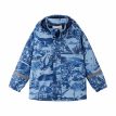 Reima Koski Regnjakke til børn i farven denim blue (mønstret)