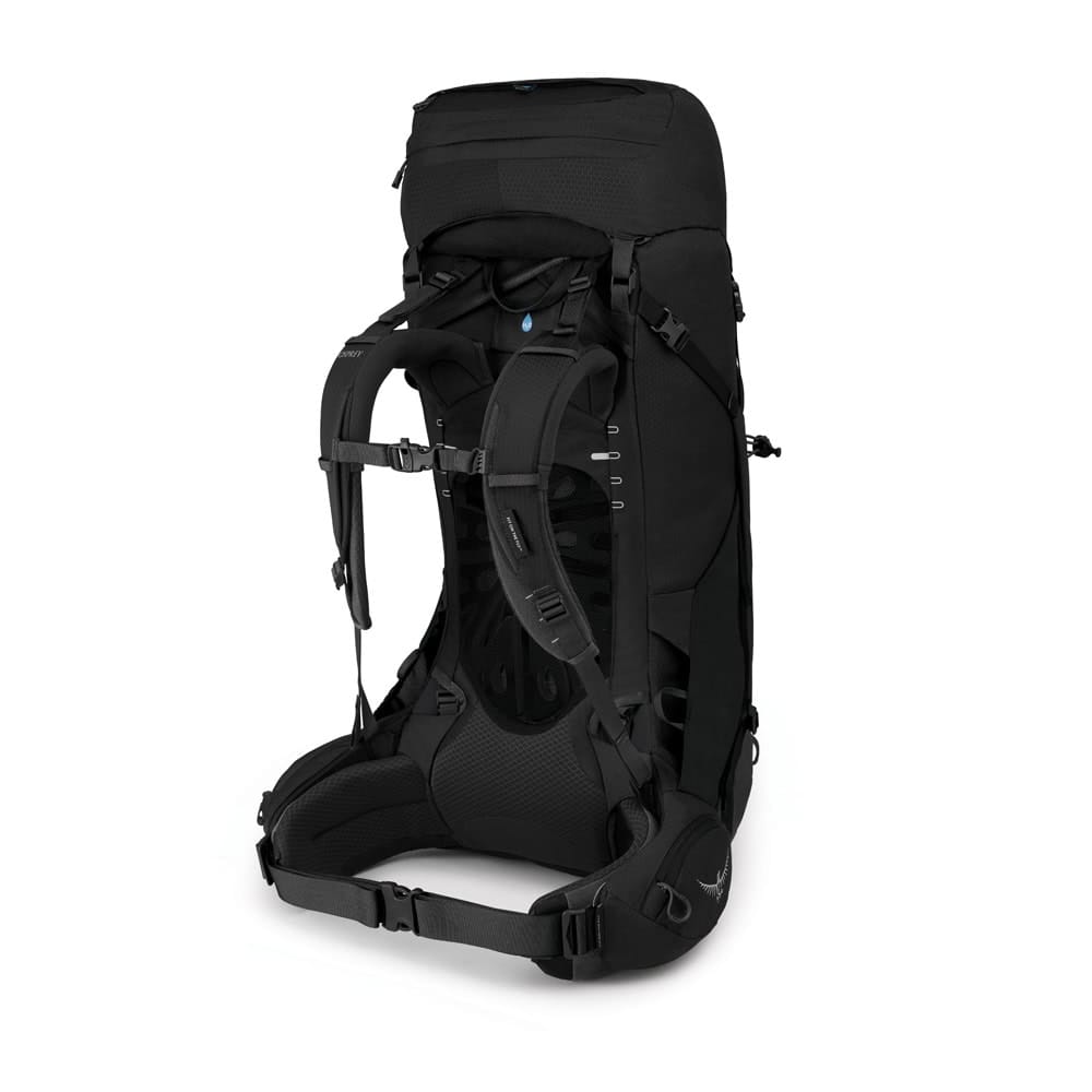 Bagside af Osprey Aether 55L vandrerygsæk (herre)