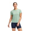 Hoka Airolite Short Sleeve 2.0 trænings-T-shirt (dame) i farven jadeite
