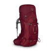 Osprey Ariel 55 vandreryggsæk (dame) i farven claret red