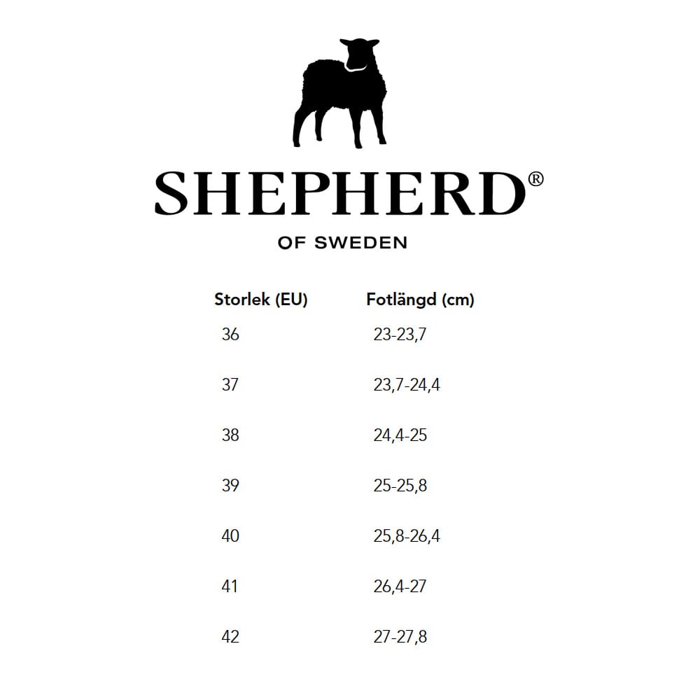 Shepherd Cilla størrelsesguide.