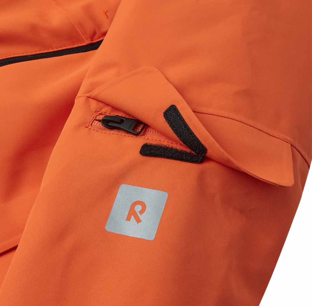 Nærbillede af reflex på Reimatec winter jacket, Tieten
