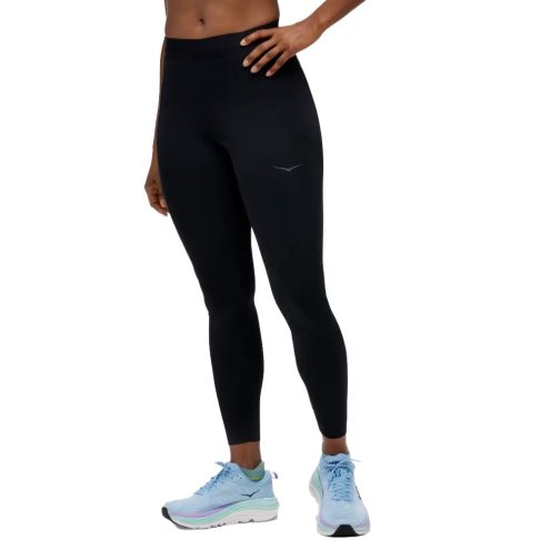 forside af sorte Hoka Novafly Run Tight 25 træningstights (dame)
