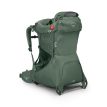 en grøn Osprey Poco 24L børnebærestol (unisex)
