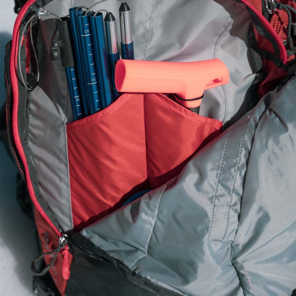 indside af Soelden Pro E2 Airbag Pack 32 lavinerygsæk (herre)