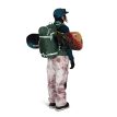 Osprey Sopris 32 skirygsæk (dame) med et snowboard