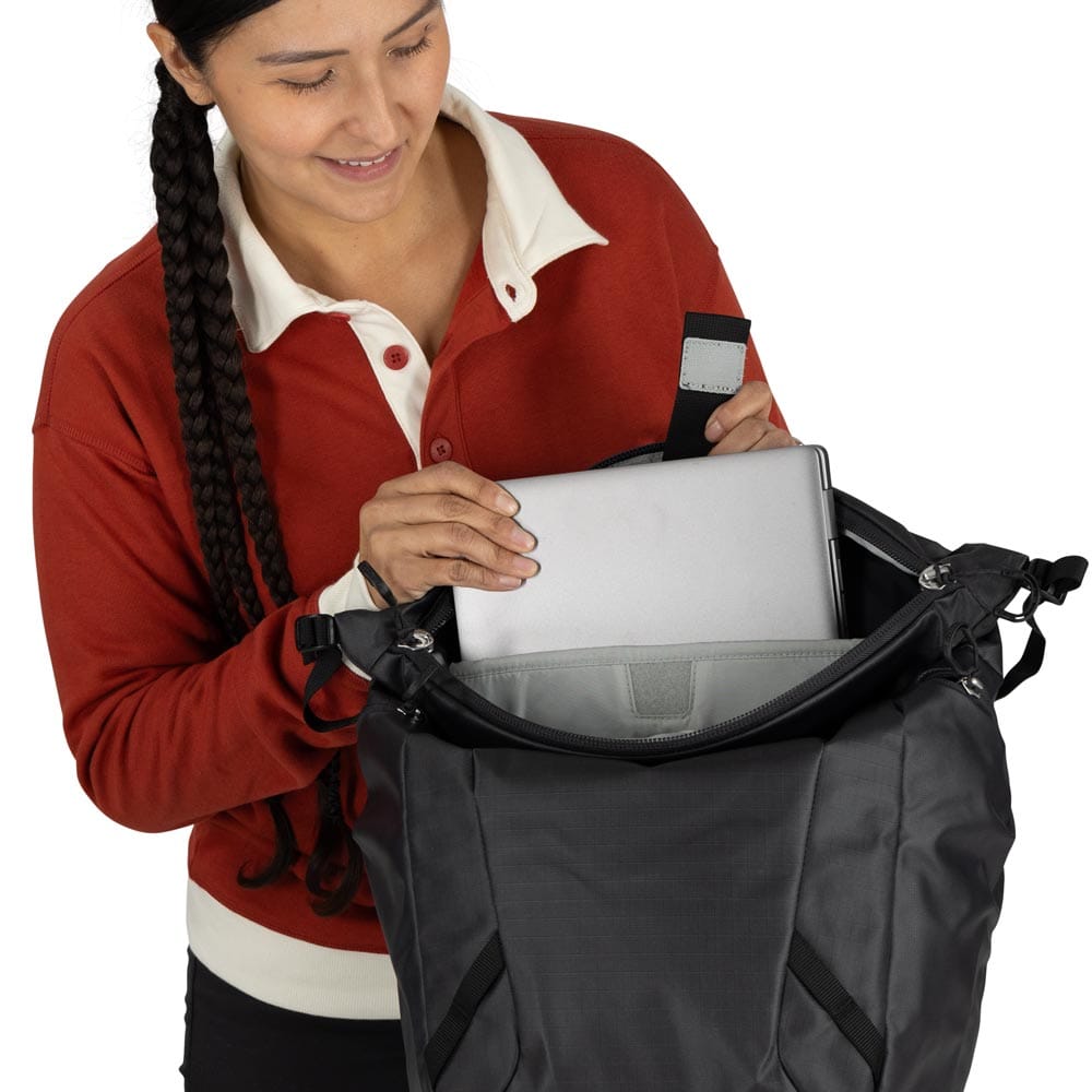 indre rum i Osprey Transporter Zinch computertaske (unisex)