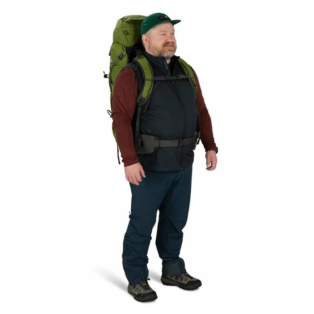 Osprey Aether 65L Extended Fit vandrerygsæk (herre) på en model