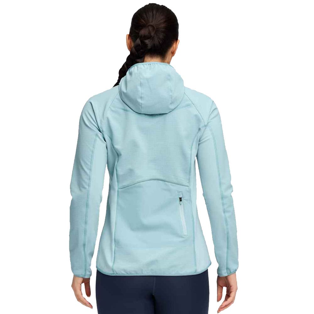 ryggen på en Hoka Skyglow Half-Zip træningstrøje (dame)