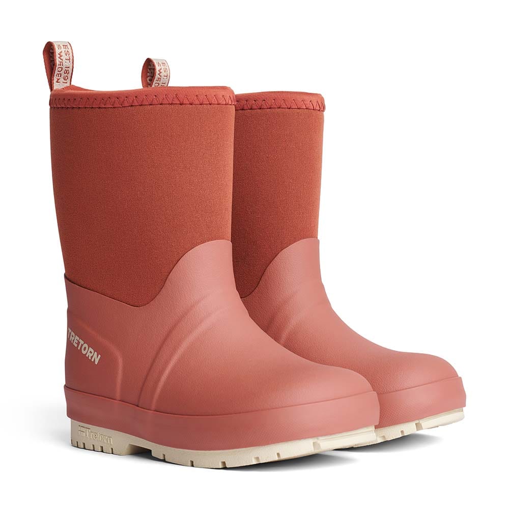 Tretorn Kuling Neoprene vinterstøvler i farven Dark Cedar (Rosa)