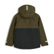 Bagsiden af Tretorn Aktiv Cold Weather Jacket vinterjakke oliven