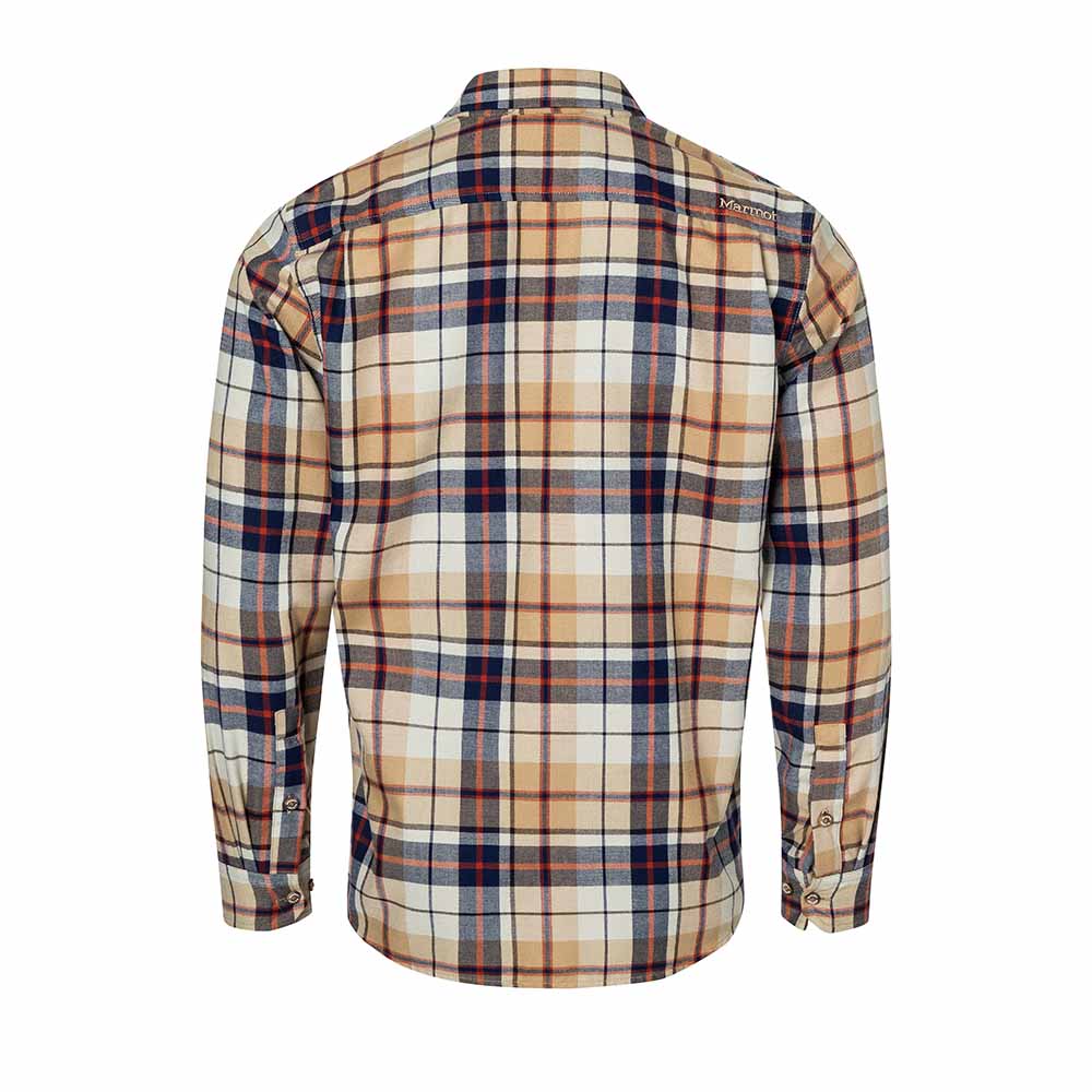 Bagsiden af flanelskjorten Anderson Lightweight fra Marmot.