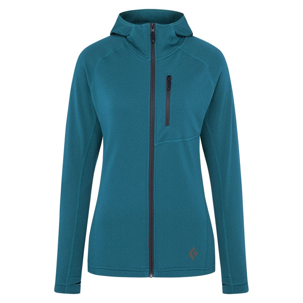 Behagelig fleecetrøje fra Coefficient Fleece Hoody med tætsiddende pasform.