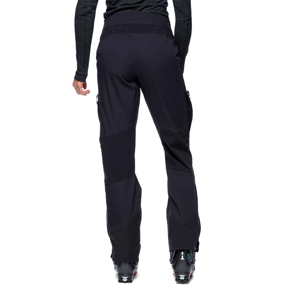 Black Diamond Dawn Patrol Hybrid Pants (dame) på model set bagfra